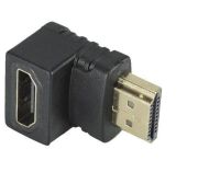 Adaptador HDMI Macho x HDMI Fêmea em L 90 graus Ref.XC-APP-HDMI X-Cell