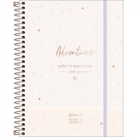 Agenda 2025 Planner Espiral Soho 177mm x 240mm Tilibra *Capas Sortidas