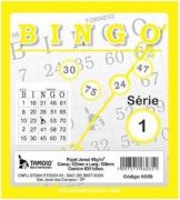 Bloco Bingo Amarelo Jornal com 100 Folhas