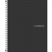 Caderno Colegial Espiral Capa Dura 80 Folhas Executivo Cambridge Definit sem pauta Tlibra