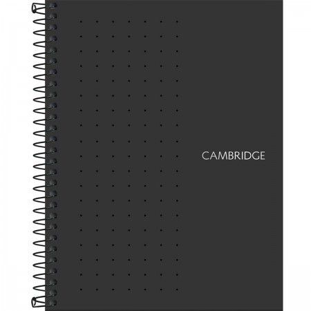 Caderno Colegial Espiral Capa Dura 80 Folhas Executivo Cambridge Definit sem pauta Tlibra