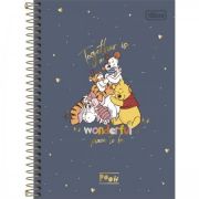 Caderno Espiral Capa Dura 1/4 80 Folhas Pooh *Capas Sortidas* *Unidade*