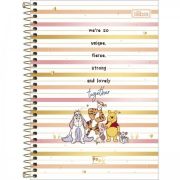 Caderno Espiral Capa Dura 1/4 80 Folhas Pooh *Capas Sortidas* *Unidade*