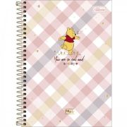 Caderno Espiral Capa Dura 1/4 80 Folhas Pooh *Capas Sortidas* *Unidade*