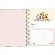 Caderno Espiral Capa Dura 1/4 80 Folhas Pooh *Capas Sortidas* *Unidade*