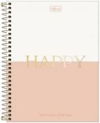 Caderno Espiral Capa Dura Colegial 160 Folhas Happy Tilibra