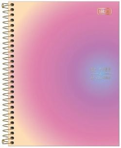 Caderno Espiral Capa Dura Colegial 80 Folhas Great Color Tilibra