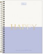 Caderno Espiral Colegial Capa Dura 80 Folhas Happy Tilibra