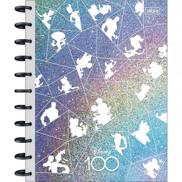 Caderno Universitário Espiral Capa Dura 160 FolhasTilidisco Disney Tilibra