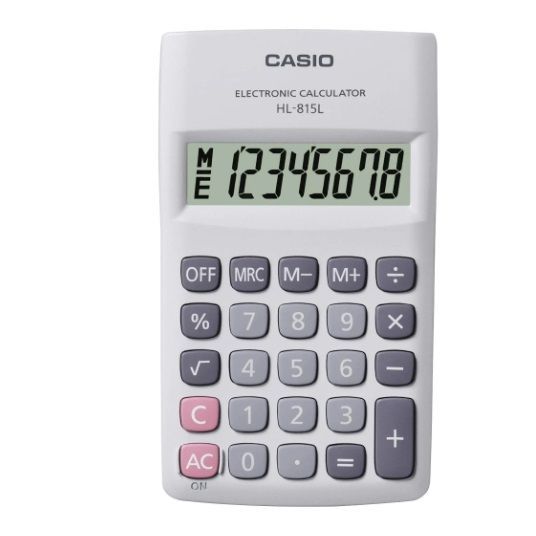 Calculadora de Bolso Casio HL-815L WE-W Branca