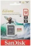 Cartão de Memória Micro SD Extreme Class V30 A1 32GB. SDSQXAF-032G-GN6AA com Adaptador Sandisk