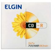 CD-R Elgin 700MB 80min com envelope *Unidade*