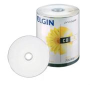 DVD-R Elgin 700MB 80min sem embalagem Face Branca *Unidade*