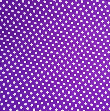 Folha de EVA 40x48cmx2mm Decorado Roxo com Bolinha Branca *Unidade*