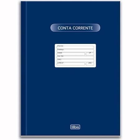 Livro Conta Corrente 1/4 Pequeno 100 Folhas