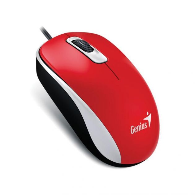 Mouse com Fio DX-110 Vermelho Genius