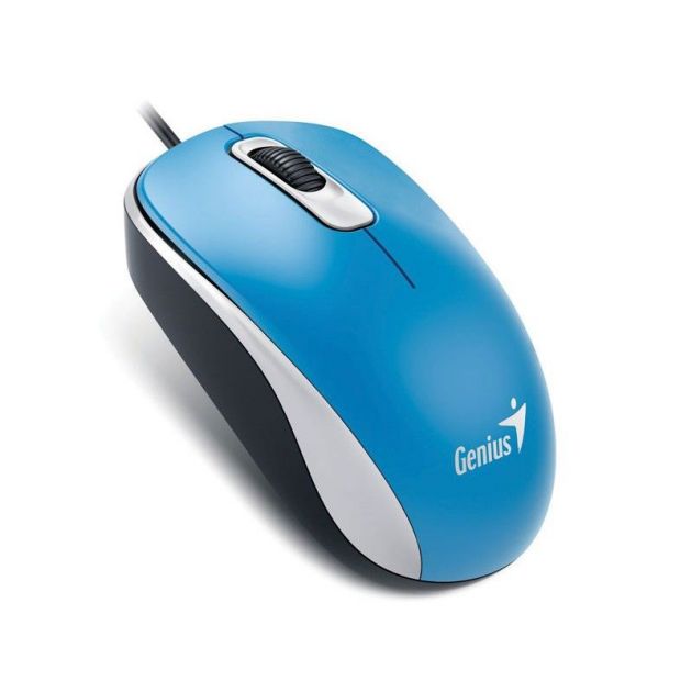 Mouse Genius com Fio DX-110 USB Azul