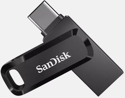 Pen Drive 128GB Sandisk Dual Drive Tipo C USB 3.1 Preto