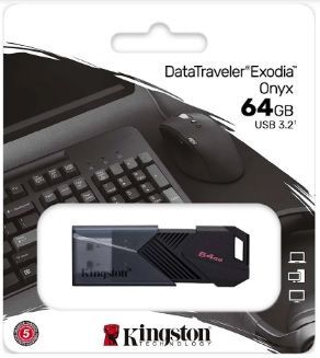 Pen Drive 64gb Kingston 3.2 DTXON/64GB Exodia Onyx