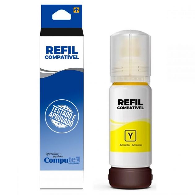 Refil de Tinta Compatível com Canon 100ml Amarelo / Yellow