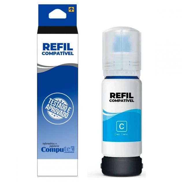 Refil de Tinta Compatível com Canon 100ml Azul / Ciano