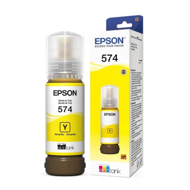 Refil para Ecotank Epson Original T574420 70 ml - Amarelo