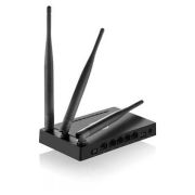 Roteador Wireless Multilaser 750Mbps AC750  Rref.085 com 3 Antenas Preto