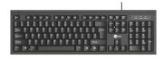 Teclado com Fio USB Lecoo KB-101 Preto