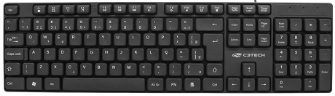 Teclado com Fio C3Tech KB-M10BK USB Multimidia Preto