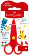 Tesoura escolar 11cm 180123 Super Segura Little Creatives Faber-Castell